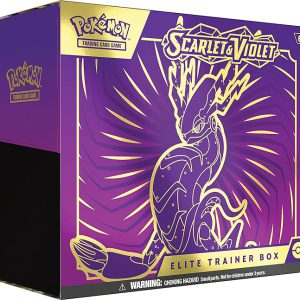 Pokémon TCG: Scarlet and Violet Elite Trainer Box - Miraidon (1 Full Art Promo Card, 9 Boosters and Premium Accessories)