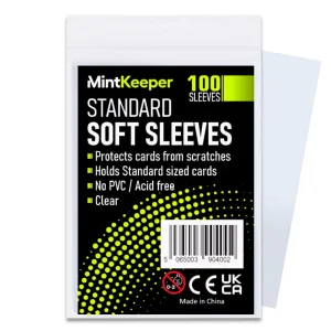 Standard Soft Card Sleeves (100 Sleeves)
